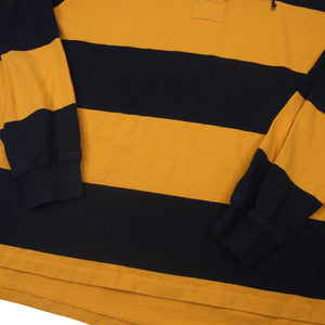 Vintage Polo Ralph Lauren Striped Heavy Rugby Shirt - XL