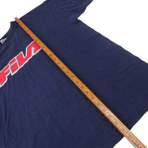 Vintage Fila Spellout Graphic T Shirt - L