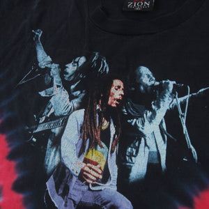 Vintage Bob Marley Tie Dye Graphic T Shirt - XL