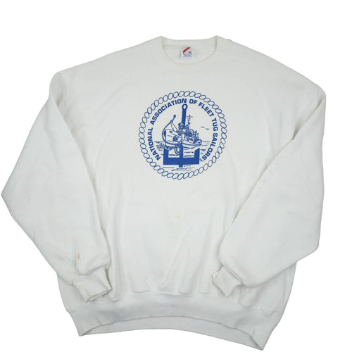 Vintage National Association of Fleet Tug Sailors Graphic Sweatshirt - XL