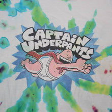 Load image into Gallery viewer, Vintage Captain Underpants Graphic Tie Dye T Shirt