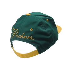 Load image into Gallery viewer, Vintage Drew Pearson Green Bay Packers Script Spellout Snapback Hat - OS