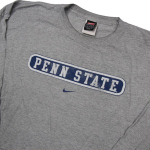 Vintage Nike Penn State Center Swoosh Spellout Graphic T Shirt